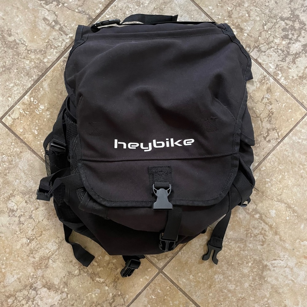 Heybike Black Saddlebag